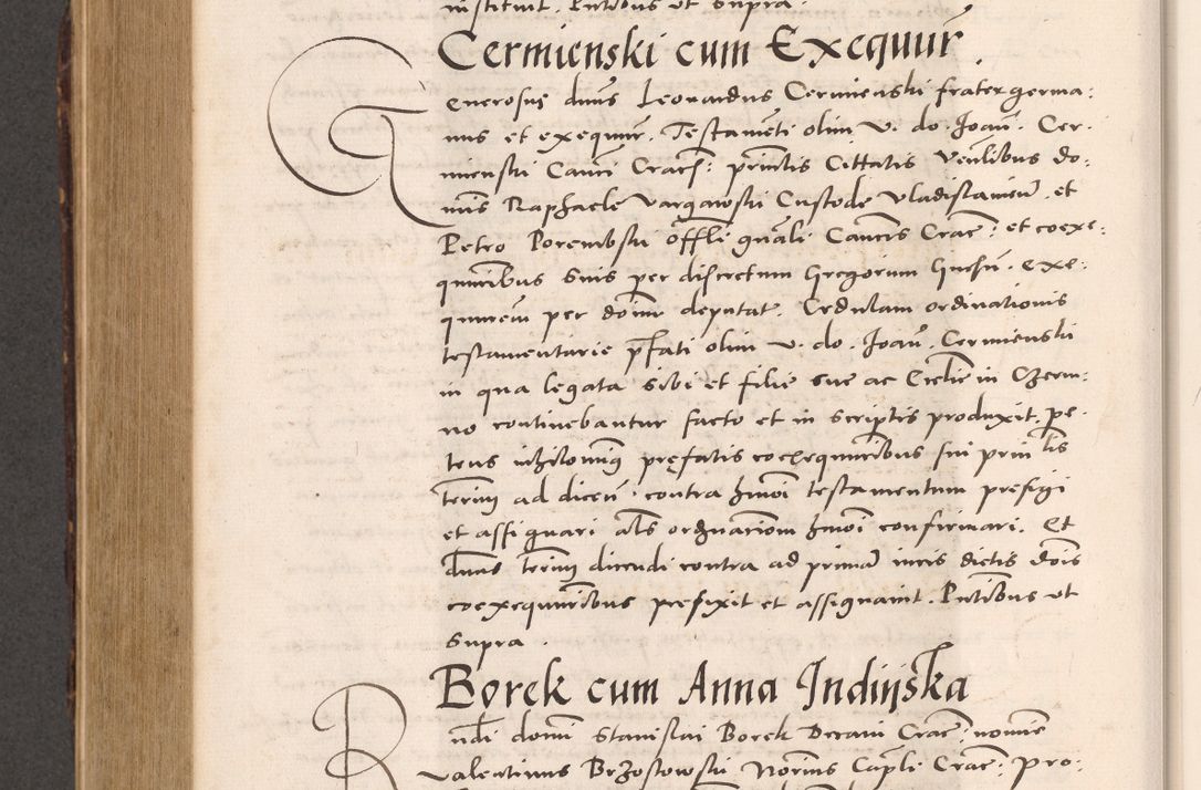Zdjęcie nr 808 dla obiektu archiwalnego: Acta actorum causarum, sentenciarum tam diffinitivarum quam interloquutoriarum, decretorum, obligationum, quietationum et constitucionum procuratorum coram reverendo domino Bartholomeo Ganthkowsky cancellario Gnesnensi, archidiacono et reverendissimi in Christo patris domini Andree Dei gratia episcopi Cracoviensis vicario in spiritualibus generali Cracoviensi ad annum Domini millesimum quingentesimum quingentesimum primum, cuius indictio nona, pontificatus sanctissimi in Christo patris domini Julii divina providencia pape tercii, annus secundus (sic!) felici omine incipiutur.