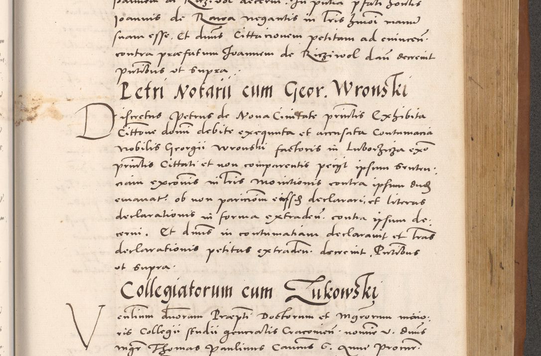 Zdjęcie nr 801 dla obiektu archiwalnego: Acta actorum causarum, sentenciarum tam diffinitivarum quam interloquutoriarum, decretorum, obligationum, quietationum et constitucionum procuratorum coram reverendo domino Bartholomeo Ganthkowsky cancellario Gnesnensi, archidiacono et reverendissimi in Christo patris domini Andree Dei gratia episcopi Cracoviensis vicario in spiritualibus generali Cracoviensi ad annum Domini millesimum quingentesimum quingentesimum primum, cuius indictio nona, pontificatus sanctissimi in Christo patris domini Julii divina providencia pape tercii, annus secundus (sic!) felici omine incipiutur.