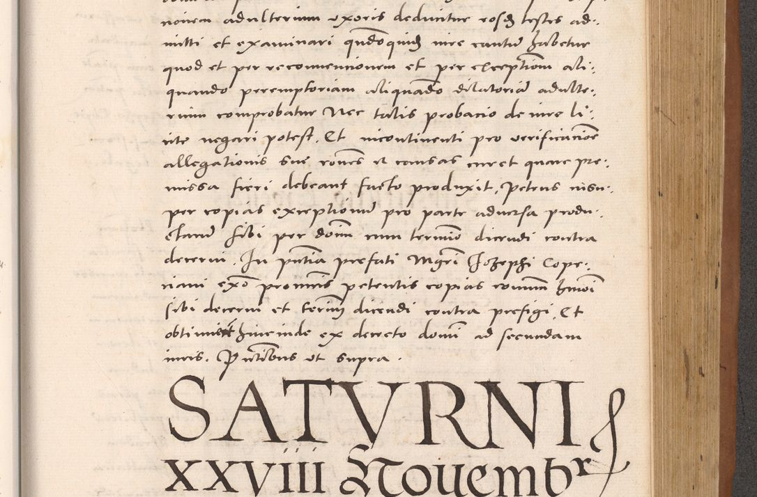 Zdjęcie nr 803 dla obiektu archiwalnego: Acta actorum causarum, sentenciarum tam diffinitivarum quam interloquutoriarum, decretorum, obligationum, quietationum et constitucionum procuratorum coram reverendo domino Bartholomeo Ganthkowsky cancellario Gnesnensi, archidiacono et reverendissimi in Christo patris domini Andree Dei gratia episcopi Cracoviensis vicario in spiritualibus generali Cracoviensi ad annum Domini millesimum quingentesimum quingentesimum primum, cuius indictio nona, pontificatus sanctissimi in Christo patris domini Julii divina providencia pape tercii, annus secundus (sic!) felici omine incipiutur.