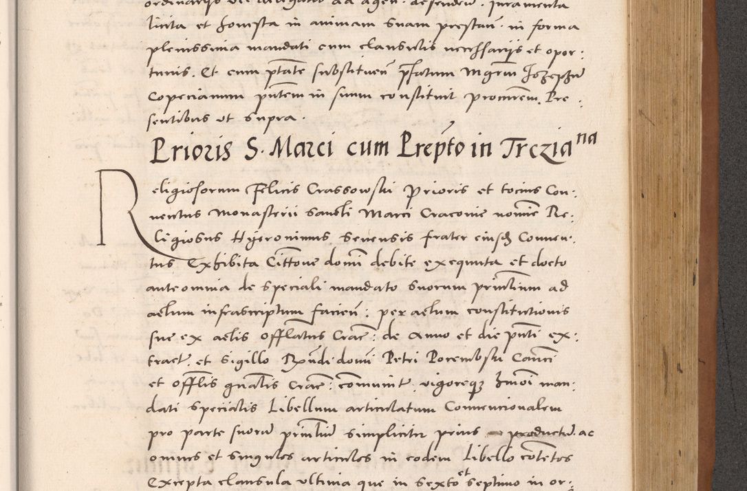 Zdjęcie nr 789 dla obiektu archiwalnego: Acta actorum causarum, sentenciarum tam diffinitivarum quam interloquutoriarum, decretorum, obligationum, quietationum et constitucionum procuratorum coram reverendo domino Bartholomeo Ganthkowsky cancellario Gnesnensi, archidiacono et reverendissimi in Christo patris domini Andree Dei gratia episcopi Cracoviensis vicario in spiritualibus generali Cracoviensi ad annum Domini millesimum quingentesimum quingentesimum primum, cuius indictio nona, pontificatus sanctissimi in Christo patris domini Julii divina providencia pape tercii, annus secundus (sic!) felici omine incipiutur.