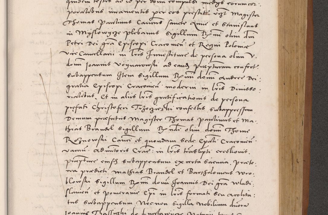 Zdjęcie nr 779 dla obiektu archiwalnego: Acta actorum causarum, sentenciarum tam diffinitivarum quam interloquutoriarum, decretorum, obligationum, quietationum et constitucionum procuratorum coram reverendo domino Bartholomeo Ganthkowsky cancellario Gnesnensi, archidiacono et reverendissimi in Christo patris domini Andree Dei gratia episcopi Cracoviensis vicario in spiritualibus generali Cracoviensi ad annum Domini millesimum quingentesimum quingentesimum primum, cuius indictio nona, pontificatus sanctissimi in Christo patris domini Julii divina providencia pape tercii, annus secundus (sic!) felici omine incipiutur.