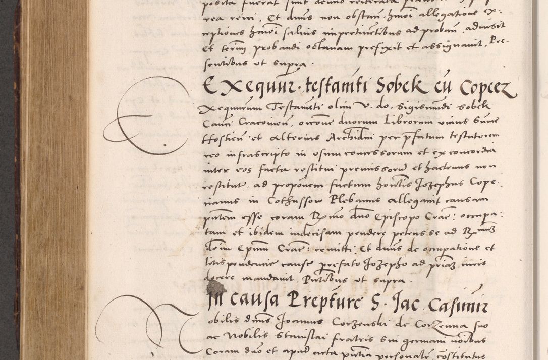 Zdjęcie nr 772 dla obiektu archiwalnego: Acta actorum causarum, sentenciarum tam diffinitivarum quam interloquutoriarum, decretorum, obligationum, quietationum et constitucionum procuratorum coram reverendo domino Bartholomeo Ganthkowsky cancellario Gnesnensi, archidiacono et reverendissimi in Christo patris domini Andree Dei gratia episcopi Cracoviensis vicario in spiritualibus generali Cracoviensi ad annum Domini millesimum quingentesimum quingentesimum primum, cuius indictio nona, pontificatus sanctissimi in Christo patris domini Julii divina providencia pape tercii, annus secundus (sic!) felici omine incipiutur.
