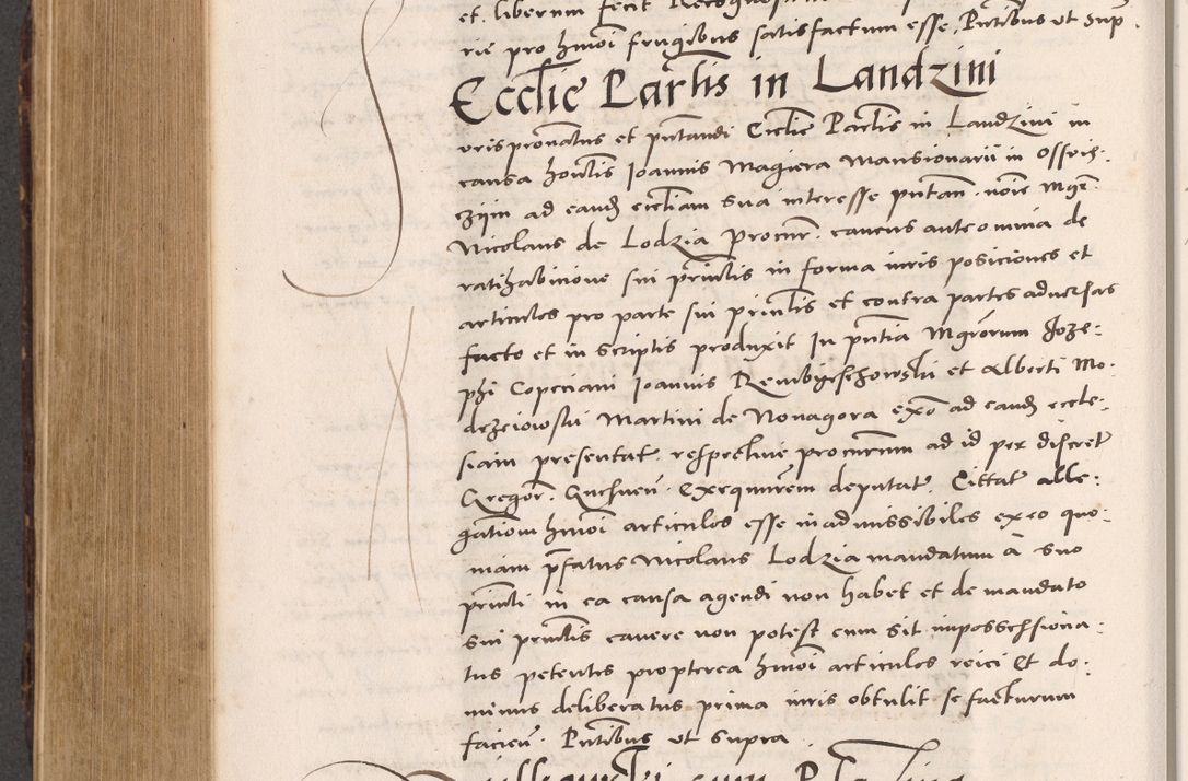 Zdjęcie nr 768 dla obiektu archiwalnego: Acta actorum causarum, sentenciarum tam diffinitivarum quam interloquutoriarum, decretorum, obligationum, quietationum et constitucionum procuratorum coram reverendo domino Bartholomeo Ganthkowsky cancellario Gnesnensi, archidiacono et reverendissimi in Christo patris domini Andree Dei gratia episcopi Cracoviensis vicario in spiritualibus generali Cracoviensi ad annum Domini millesimum quingentesimum quingentesimum primum, cuius indictio nona, pontificatus sanctissimi in Christo patris domini Julii divina providencia pape tercii, annus secundus (sic!) felici omine incipiutur.