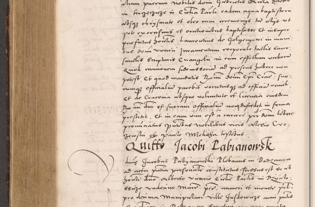 Zdjęcie nr 762 dla obiektu archiwalnego: Acta actorum causarum, sentenciarum tam diffinitivarum quam interloquutoriarum, decretorum, obligationum, quietationum et constitucionum procuratorum coram reverendo domino Bartholomeo Ganthkowsky cancellario Gnesnensi, archidiacono et reverendissimi in Christo patris domini Andree Dei gratia episcopi Cracoviensis vicario in spiritualibus generali Cracoviensi ad annum Domini millesimum quingentesimum quingentesimum primum, cuius indictio nona, pontificatus sanctissimi in Christo patris domini Julii divina providencia pape tercii, annus secundus (sic!) felici omine incipiutur.