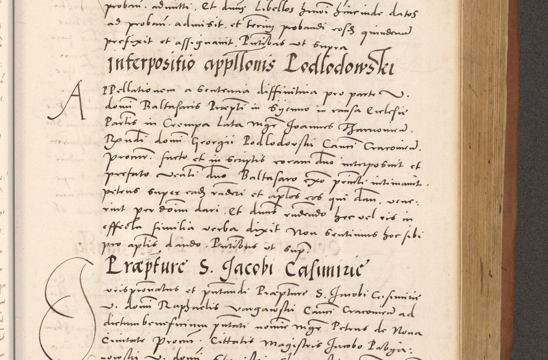 Zdjęcie nr 757 dla obiektu archiwalnego: Acta actorum causarum, sentenciarum tam diffinitivarum quam interloquutoriarum, decretorum, obligationum, quietationum et constitucionum procuratorum coram reverendo domino Bartholomeo Ganthkowsky cancellario Gnesnensi, archidiacono et reverendissimi in Christo patris domini Andree Dei gratia episcopi Cracoviensis vicario in spiritualibus generali Cracoviensi ad annum Domini millesimum quingentesimum quingentesimum primum, cuius indictio nona, pontificatus sanctissimi in Christo patris domini Julii divina providencia pape tercii, annus secundus (sic!) felici omine incipiutur.