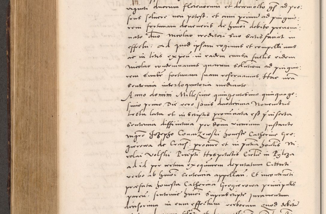 Zdjęcie nr 748 dla obiektu archiwalnego: Acta actorum causarum, sentenciarum tam diffinitivarum quam interloquutoriarum, decretorum, obligationum, quietationum et constitucionum procuratorum coram reverendo domino Bartholomeo Ganthkowsky cancellario Gnesnensi, archidiacono et reverendissimi in Christo patris domini Andree Dei gratia episcopi Cracoviensis vicario in spiritualibus generali Cracoviensi ad annum Domini millesimum quingentesimum quingentesimum primum, cuius indictio nona, pontificatus sanctissimi in Christo patris domini Julii divina providencia pape tercii, annus secundus (sic!) felici omine incipiutur.
