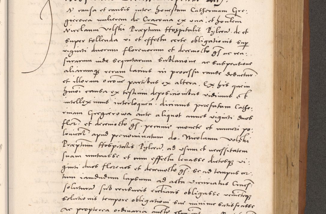 Zdjęcie nr 747 dla obiektu archiwalnego: Acta actorum causarum, sentenciarum tam diffinitivarum quam interloquutoriarum, decretorum, obligationum, quietationum et constitucionum procuratorum coram reverendo domino Bartholomeo Ganthkowsky cancellario Gnesnensi, archidiacono et reverendissimi in Christo patris domini Andree Dei gratia episcopi Cracoviensis vicario in spiritualibus generali Cracoviensi ad annum Domini millesimum quingentesimum quingentesimum primum, cuius indictio nona, pontificatus sanctissimi in Christo patris domini Julii divina providencia pape tercii, annus secundus (sic!) felici omine incipiutur.