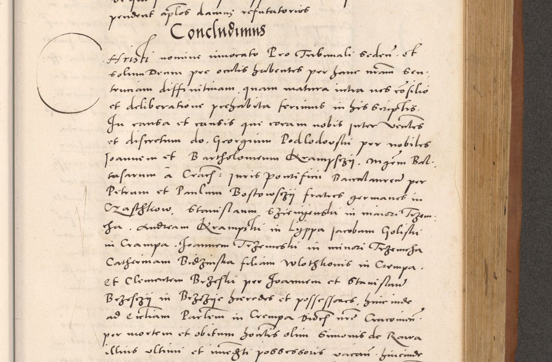 Zdjęcie nr 749 dla obiektu archiwalnego: Acta actorum causarum, sentenciarum tam diffinitivarum quam interloquutoriarum, decretorum, obligationum, quietationum et constitucionum procuratorum coram reverendo domino Bartholomeo Ganthkowsky cancellario Gnesnensi, archidiacono et reverendissimi in Christo patris domini Andree Dei gratia episcopi Cracoviensis vicario in spiritualibus generali Cracoviensi ad annum Domini millesimum quingentesimum quingentesimum primum, cuius indictio nona, pontificatus sanctissimi in Christo patris domini Julii divina providencia pape tercii, annus secundus (sic!) felici omine incipiutur.