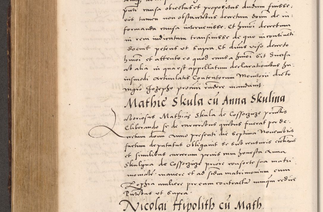 Zdjęcie nr 740 dla obiektu archiwalnego: Acta actorum causarum, sentenciarum tam diffinitivarum quam interloquutoriarum, decretorum, obligationum, quietationum et constitucionum procuratorum coram reverendo domino Bartholomeo Ganthkowsky cancellario Gnesnensi, archidiacono et reverendissimi in Christo patris domini Andree Dei gratia episcopi Cracoviensis vicario in spiritualibus generali Cracoviensi ad annum Domini millesimum quingentesimum quingentesimum primum, cuius indictio nona, pontificatus sanctissimi in Christo patris domini Julii divina providencia pape tercii, annus secundus (sic!) felici omine incipiutur.
