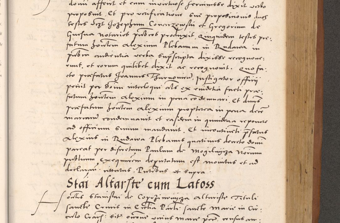 Zdjęcie nr 735 dla obiektu archiwalnego: Acta actorum causarum, sentenciarum tam diffinitivarum quam interloquutoriarum, decretorum, obligationum, quietationum et constitucionum procuratorum coram reverendo domino Bartholomeo Ganthkowsky cancellario Gnesnensi, archidiacono et reverendissimi in Christo patris domini Andree Dei gratia episcopi Cracoviensis vicario in spiritualibus generali Cracoviensi ad annum Domini millesimum quingentesimum quingentesimum primum, cuius indictio nona, pontificatus sanctissimi in Christo patris domini Julii divina providencia pape tercii, annus secundus (sic!) felici omine incipiutur.