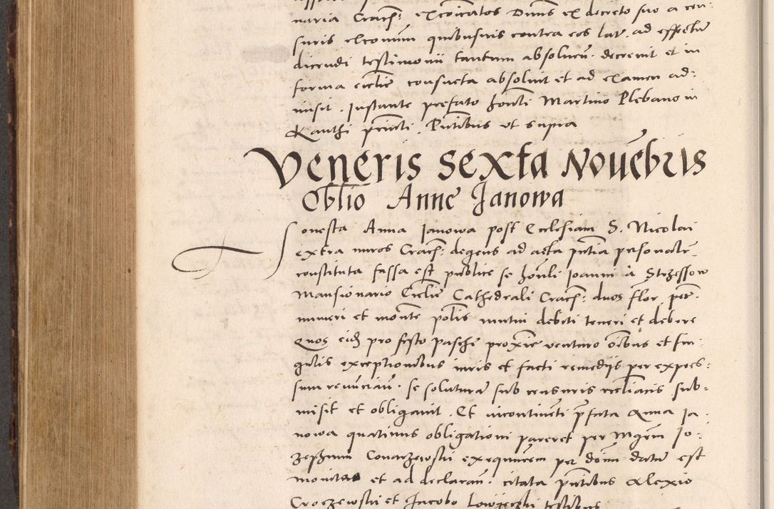 Zdjęcie nr 726 dla obiektu archiwalnego: Acta actorum causarum, sentenciarum tam diffinitivarum quam interloquutoriarum, decretorum, obligationum, quietationum et constitucionum procuratorum coram reverendo domino Bartholomeo Ganthkowsky cancellario Gnesnensi, archidiacono et reverendissimi in Christo patris domini Andree Dei gratia episcopi Cracoviensis vicario in spiritualibus generali Cracoviensi ad annum Domini millesimum quingentesimum quingentesimum primum, cuius indictio nona, pontificatus sanctissimi in Christo patris domini Julii divina providencia pape tercii, annus secundus (sic!) felici omine incipiutur.