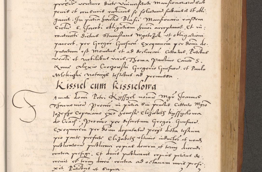 Zdjęcie nr 711 dla obiektu archiwalnego: Acta actorum causarum, sentenciarum tam diffinitivarum quam interloquutoriarum, decretorum, obligationum, quietationum et constitucionum procuratorum coram reverendo domino Bartholomeo Ganthkowsky cancellario Gnesnensi, archidiacono et reverendissimi in Christo patris domini Andree Dei gratia episcopi Cracoviensis vicario in spiritualibus generali Cracoviensi ad annum Domini millesimum quingentesimum quingentesimum primum, cuius indictio nona, pontificatus sanctissimi in Christo patris domini Julii divina providencia pape tercii, annus secundus (sic!) felici omine incipiutur.