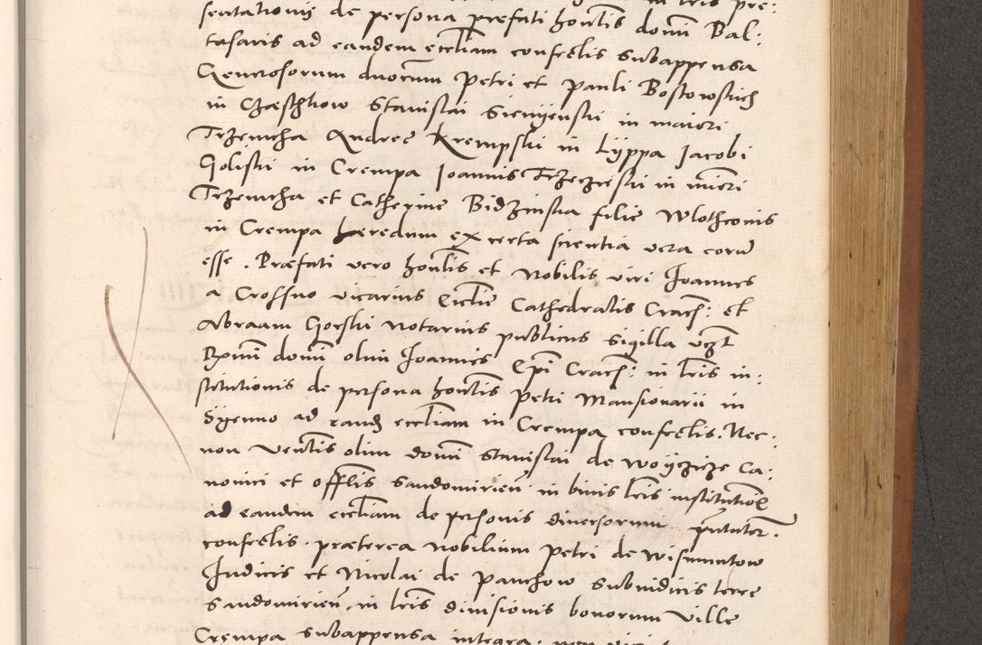Zdjęcie nr 709 dla obiektu archiwalnego: Acta actorum causarum, sentenciarum tam diffinitivarum quam interloquutoriarum, decretorum, obligationum, quietationum et constitucionum procuratorum coram reverendo domino Bartholomeo Ganthkowsky cancellario Gnesnensi, archidiacono et reverendissimi in Christo patris domini Andree Dei gratia episcopi Cracoviensis vicario in spiritualibus generali Cracoviensi ad annum Domini millesimum quingentesimum quingentesimum primum, cuius indictio nona, pontificatus sanctissimi in Christo patris domini Julii divina providencia pape tercii, annus secundus (sic!) felici omine incipiutur.