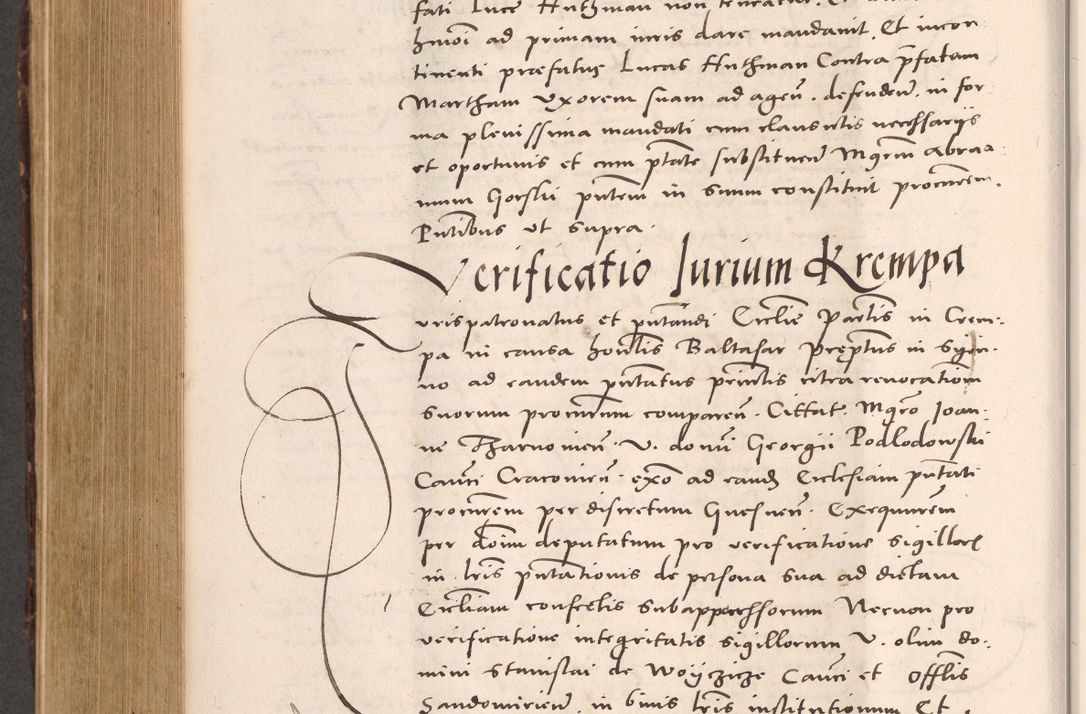 Zdjęcie nr 708 dla obiektu archiwalnego: Acta actorum causarum, sentenciarum tam diffinitivarum quam interloquutoriarum, decretorum, obligationum, quietationum et constitucionum procuratorum coram reverendo domino Bartholomeo Ganthkowsky cancellario Gnesnensi, archidiacono et reverendissimi in Christo patris domini Andree Dei gratia episcopi Cracoviensis vicario in spiritualibus generali Cracoviensi ad annum Domini millesimum quingentesimum quingentesimum primum, cuius indictio nona, pontificatus sanctissimi in Christo patris domini Julii divina providencia pape tercii, annus secundus (sic!) felici omine incipiutur.