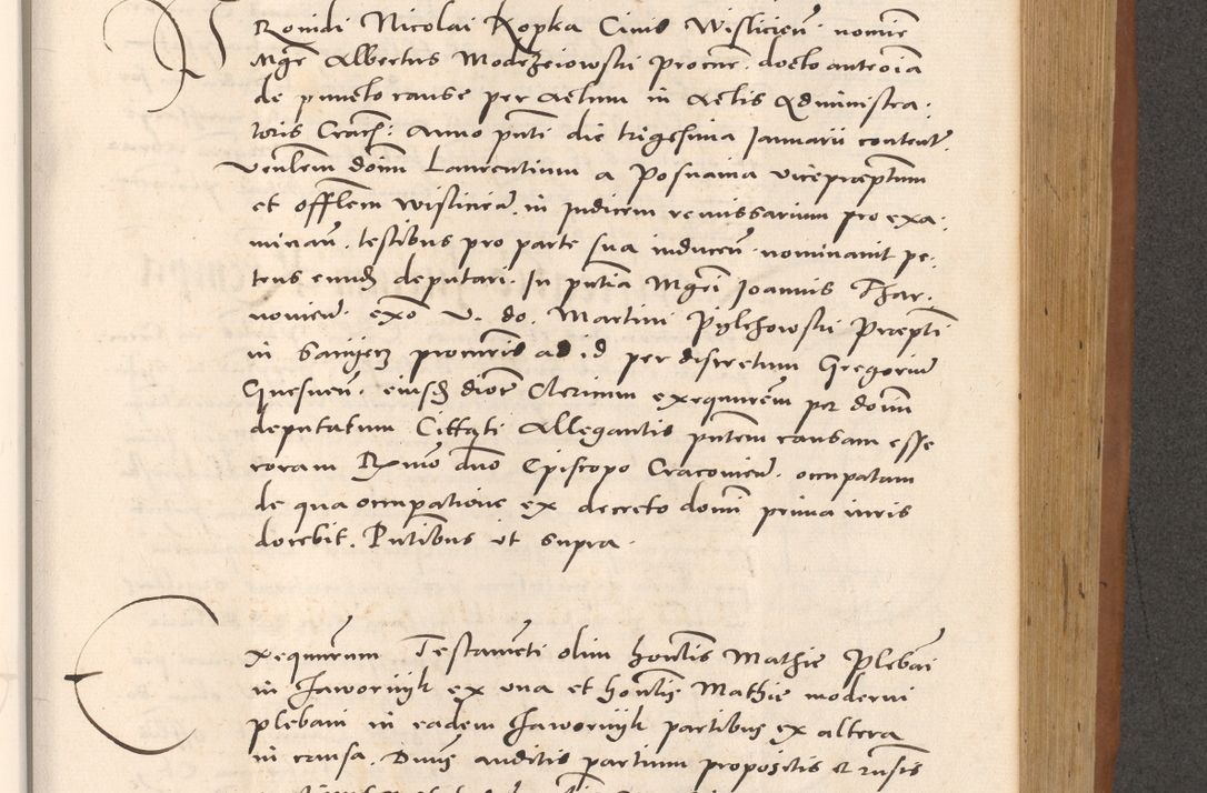 Zdjęcie nr 707 dla obiektu archiwalnego: Acta actorum causarum, sentenciarum tam diffinitivarum quam interloquutoriarum, decretorum, obligationum, quietationum et constitucionum procuratorum coram reverendo domino Bartholomeo Ganthkowsky cancellario Gnesnensi, archidiacono et reverendissimi in Christo patris domini Andree Dei gratia episcopi Cracoviensis vicario in spiritualibus generali Cracoviensi ad annum Domini millesimum quingentesimum quingentesimum primum, cuius indictio nona, pontificatus sanctissimi in Christo patris domini Julii divina providencia pape tercii, annus secundus (sic!) felici omine incipiutur.
