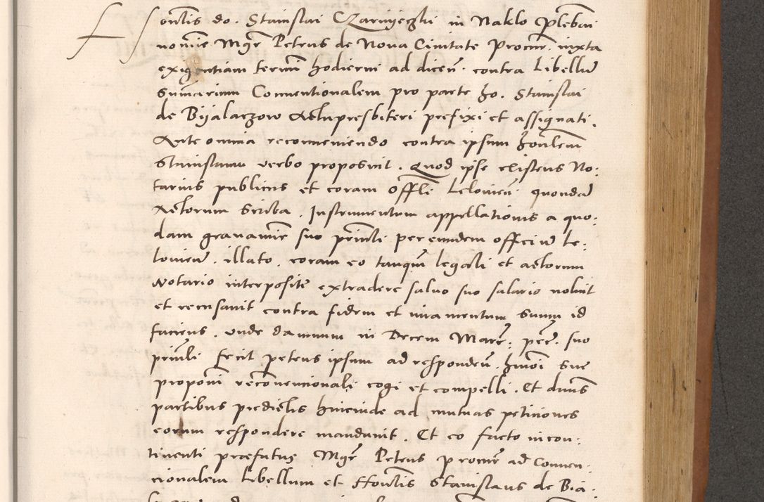 Zdjęcie nr 703 dla obiektu archiwalnego: Acta actorum causarum, sentenciarum tam diffinitivarum quam interloquutoriarum, decretorum, obligationum, quietationum et constitucionum procuratorum coram reverendo domino Bartholomeo Ganthkowsky cancellario Gnesnensi, archidiacono et reverendissimi in Christo patris domini Andree Dei gratia episcopi Cracoviensis vicario in spiritualibus generali Cracoviensi ad annum Domini millesimum quingentesimum quingentesimum primum, cuius indictio nona, pontificatus sanctissimi in Christo patris domini Julii divina providencia pape tercii, annus secundus (sic!) felici omine incipiutur.