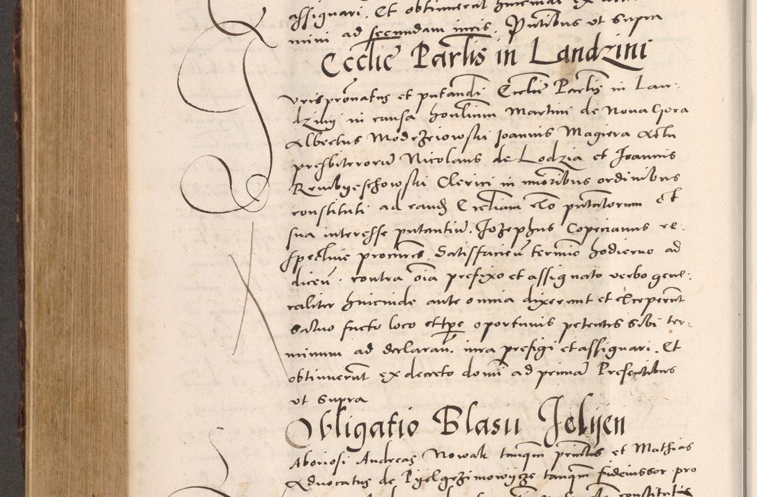 Zdjęcie nr 704 dla obiektu archiwalnego: Acta actorum causarum, sentenciarum tam diffinitivarum quam interloquutoriarum, decretorum, obligationum, quietationum et constitucionum procuratorum coram reverendo domino Bartholomeo Ganthkowsky cancellario Gnesnensi, archidiacono et reverendissimi in Christo patris domini Andree Dei gratia episcopi Cracoviensis vicario in spiritualibus generali Cracoviensi ad annum Domini millesimum quingentesimum quingentesimum primum, cuius indictio nona, pontificatus sanctissimi in Christo patris domini Julii divina providencia pape tercii, annus secundus (sic!) felici omine incipiutur.