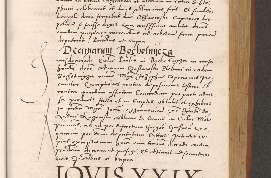 Zdjęcie nr 705 dla obiektu archiwalnego: Acta actorum causarum, sentenciarum tam diffinitivarum quam interloquutoriarum, decretorum, obligationum, quietationum et constitucionum procuratorum coram reverendo domino Bartholomeo Ganthkowsky cancellario Gnesnensi, archidiacono et reverendissimi in Christo patris domini Andree Dei gratia episcopi Cracoviensis vicario in spiritualibus generali Cracoviensi ad annum Domini millesimum quingentesimum quingentesimum primum, cuius indictio nona, pontificatus sanctissimi in Christo patris domini Julii divina providencia pape tercii, annus secundus (sic!) felici omine incipiutur.