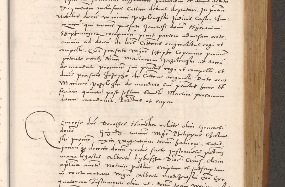 Zdjęcie nr 693 dla obiektu archiwalnego: Acta actorum causarum, sentenciarum tam diffinitivarum quam interloquutoriarum, decretorum, obligationum, quietationum et constitucionum procuratorum coram reverendo domino Bartholomeo Ganthkowsky cancellario Gnesnensi, archidiacono et reverendissimi in Christo patris domini Andree Dei gratia episcopi Cracoviensis vicario in spiritualibus generali Cracoviensi ad annum Domini millesimum quingentesimum quingentesimum primum, cuius indictio nona, pontificatus sanctissimi in Christo patris domini Julii divina providencia pape tercii, annus secundus (sic!) felici omine incipiutur.