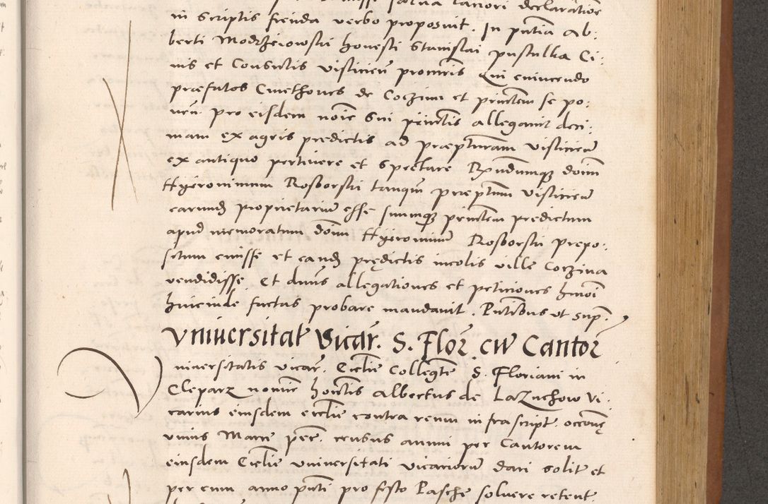 Zdjęcie nr 689 dla obiektu archiwalnego: Acta actorum causarum, sentenciarum tam diffinitivarum quam interloquutoriarum, decretorum, obligationum, quietationum et constitucionum procuratorum coram reverendo domino Bartholomeo Ganthkowsky cancellario Gnesnensi, archidiacono et reverendissimi in Christo patris domini Andree Dei gratia episcopi Cracoviensis vicario in spiritualibus generali Cracoviensi ad annum Domini millesimum quingentesimum quingentesimum primum, cuius indictio nona, pontificatus sanctissimi in Christo patris domini Julii divina providencia pape tercii, annus secundus (sic!) felici omine incipiutur.