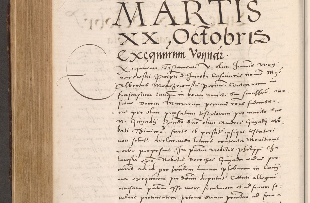 Zdjęcie nr 684 dla obiektu archiwalnego: Acta actorum causarum, sentenciarum tam diffinitivarum quam interloquutoriarum, decretorum, obligationum, quietationum et constitucionum procuratorum coram reverendo domino Bartholomeo Ganthkowsky cancellario Gnesnensi, archidiacono et reverendissimi in Christo patris domini Andree Dei gratia episcopi Cracoviensis vicario in spiritualibus generali Cracoviensi ad annum Domini millesimum quingentesimum quingentesimum primum, cuius indictio nona, pontificatus sanctissimi in Christo patris domini Julii divina providencia pape tercii, annus secundus (sic!) felici omine incipiutur.