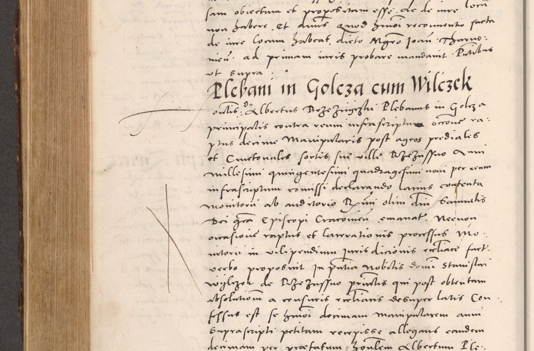 Zdjęcie nr 672 dla obiektu archiwalnego: Acta actorum causarum, sentenciarum tam diffinitivarum quam interloquutoriarum, decretorum, obligationum, quietationum et constitucionum procuratorum coram reverendo domino Bartholomeo Ganthkowsky cancellario Gnesnensi, archidiacono et reverendissimi in Christo patris domini Andree Dei gratia episcopi Cracoviensis vicario in spiritualibus generali Cracoviensi ad annum Domini millesimum quingentesimum quingentesimum primum, cuius indictio nona, pontificatus sanctissimi in Christo patris domini Julii divina providencia pape tercii, annus secundus (sic!) felici omine incipiutur.