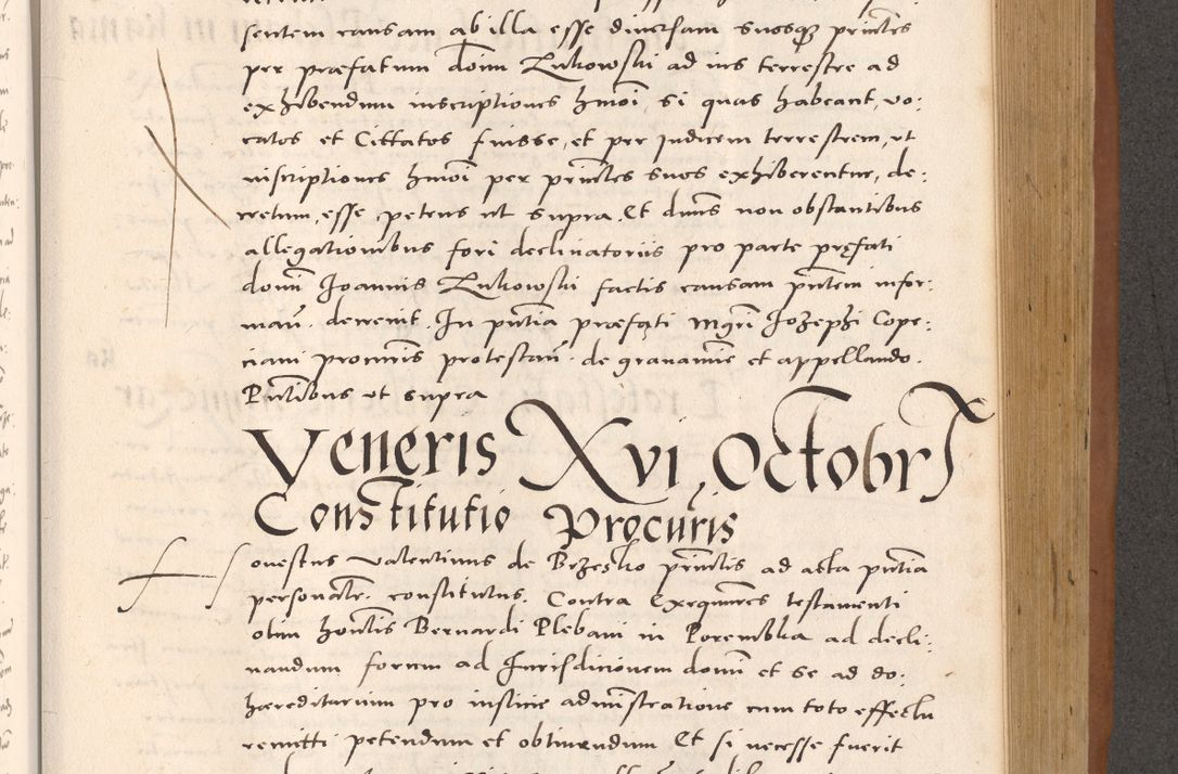 Zdjęcie nr 669 dla obiektu archiwalnego: Acta actorum causarum, sentenciarum tam diffinitivarum quam interloquutoriarum, decretorum, obligationum, quietationum et constitucionum procuratorum coram reverendo domino Bartholomeo Ganthkowsky cancellario Gnesnensi, archidiacono et reverendissimi in Christo patris domini Andree Dei gratia episcopi Cracoviensis vicario in spiritualibus generali Cracoviensi ad annum Domini millesimum quingentesimum quingentesimum primum, cuius indictio nona, pontificatus sanctissimi in Christo patris domini Julii divina providencia pape tercii, annus secundus (sic!) felici omine incipiutur.