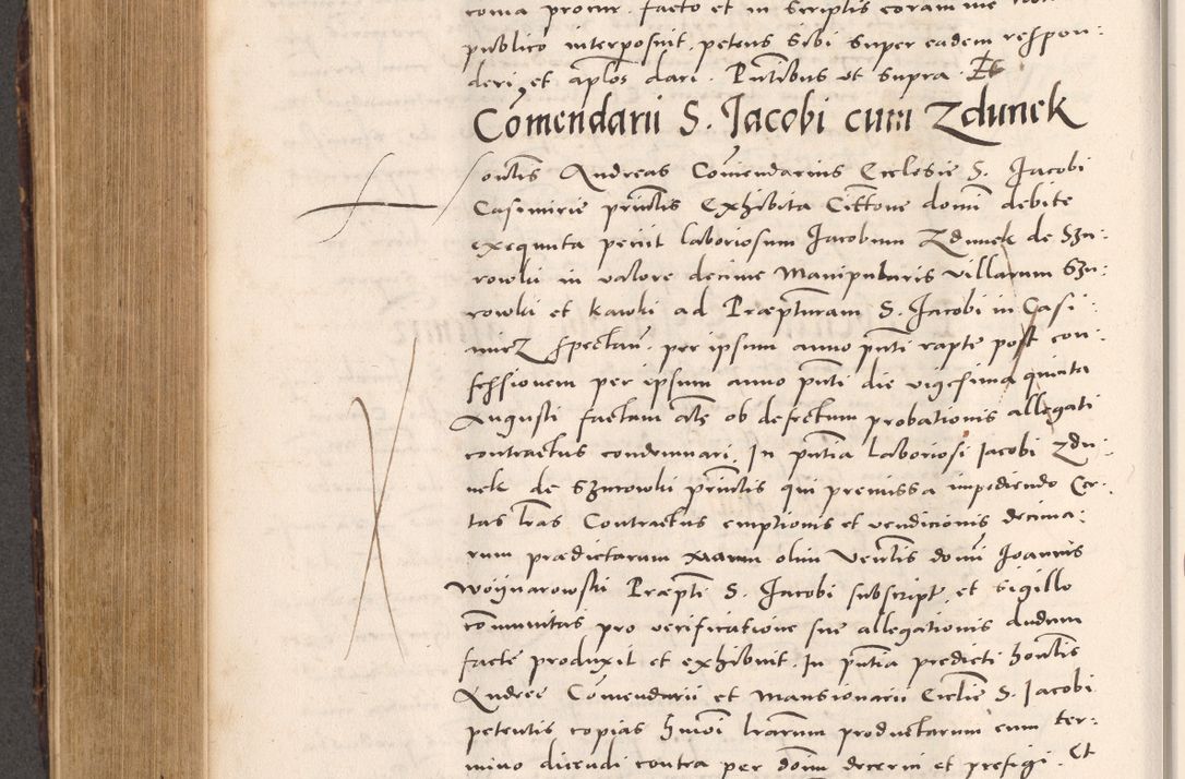 Zdjęcie nr 660 dla obiektu archiwalnego: Acta actorum causarum, sentenciarum tam diffinitivarum quam interloquutoriarum, decretorum, obligationum, quietationum et constitucionum procuratorum coram reverendo domino Bartholomeo Ganthkowsky cancellario Gnesnensi, archidiacono et reverendissimi in Christo patris domini Andree Dei gratia episcopi Cracoviensis vicario in spiritualibus generali Cracoviensi ad annum Domini millesimum quingentesimum quingentesimum primum, cuius indictio nona, pontificatus sanctissimi in Christo patris domini Julii divina providencia pape tercii, annus secundus (sic!) felici omine incipiutur.