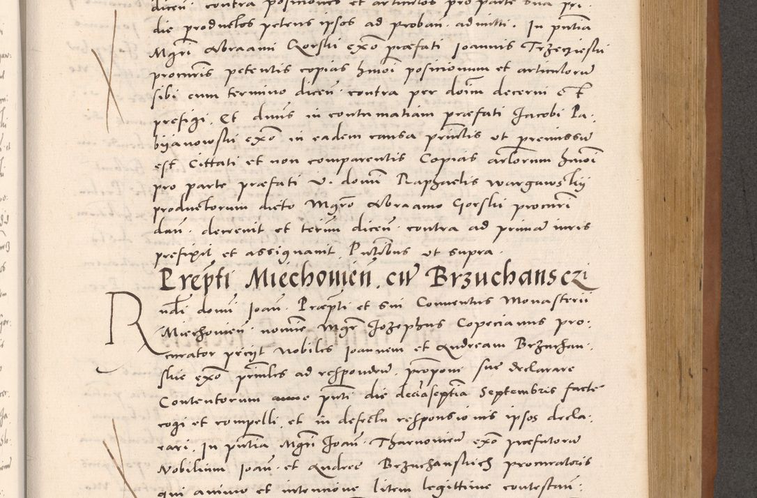 Zdjęcie nr 657 dla obiektu archiwalnego: Acta actorum causarum, sentenciarum tam diffinitivarum quam interloquutoriarum, decretorum, obligationum, quietationum et constitucionum procuratorum coram reverendo domino Bartholomeo Ganthkowsky cancellario Gnesnensi, archidiacono et reverendissimi in Christo patris domini Andree Dei gratia episcopi Cracoviensis vicario in spiritualibus generali Cracoviensi ad annum Domini millesimum quingentesimum quingentesimum primum, cuius indictio nona, pontificatus sanctissimi in Christo patris domini Julii divina providencia pape tercii, annus secundus (sic!) felici omine incipiutur.