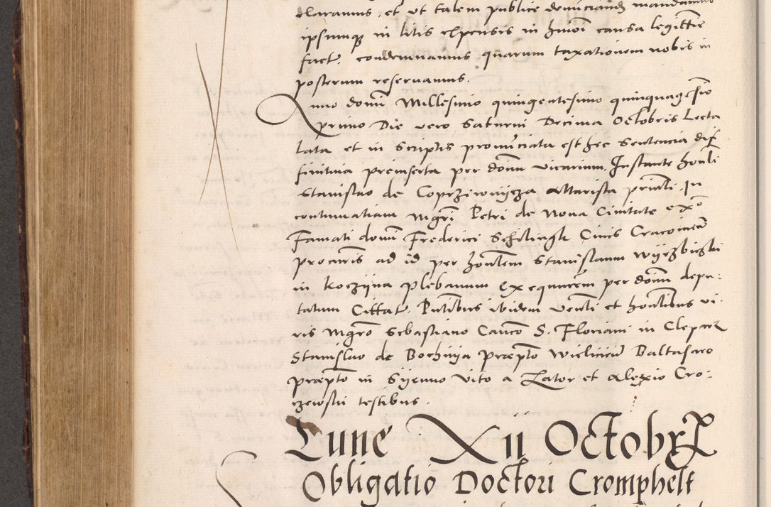 Zdjęcie nr 652 dla obiektu archiwalnego: Acta actorum causarum, sentenciarum tam diffinitivarum quam interloquutoriarum, decretorum, obligationum, quietationum et constitucionum procuratorum coram reverendo domino Bartholomeo Ganthkowsky cancellario Gnesnensi, archidiacono et reverendissimi in Christo patris domini Andree Dei gratia episcopi Cracoviensis vicario in spiritualibus generali Cracoviensi ad annum Domini millesimum quingentesimum quingentesimum primum, cuius indictio nona, pontificatus sanctissimi in Christo patris domini Julii divina providencia pape tercii, annus secundus (sic!) felici omine incipiutur.