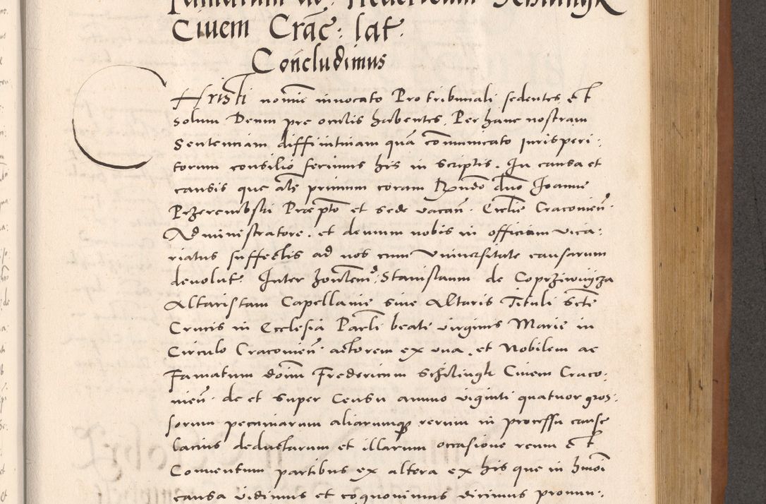 Zdjęcie nr 651 dla obiektu archiwalnego: Acta actorum causarum, sentenciarum tam diffinitivarum quam interloquutoriarum, decretorum, obligationum, quietationum et constitucionum procuratorum coram reverendo domino Bartholomeo Ganthkowsky cancellario Gnesnensi, archidiacono et reverendissimi in Christo patris domini Andree Dei gratia episcopi Cracoviensis vicario in spiritualibus generali Cracoviensi ad annum Domini millesimum quingentesimum quingentesimum primum, cuius indictio nona, pontificatus sanctissimi in Christo patris domini Julii divina providencia pape tercii, annus secundus (sic!) felici omine incipiutur.