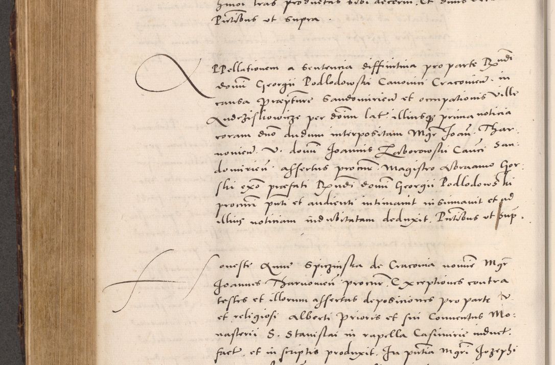 Zdjęcie nr 648 dla obiektu archiwalnego: Acta actorum causarum, sentenciarum tam diffinitivarum quam interloquutoriarum, decretorum, obligationum, quietationum et constitucionum procuratorum coram reverendo domino Bartholomeo Ganthkowsky cancellario Gnesnensi, archidiacono et reverendissimi in Christo patris domini Andree Dei gratia episcopi Cracoviensis vicario in spiritualibus generali Cracoviensi ad annum Domini millesimum quingentesimum quingentesimum primum, cuius indictio nona, pontificatus sanctissimi in Christo patris domini Julii divina providencia pape tercii, annus secundus (sic!) felici omine incipiutur.