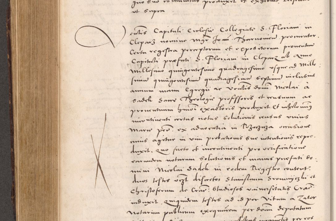 Zdjęcie nr 646 dla obiektu archiwalnego: Acta actorum causarum, sentenciarum tam diffinitivarum quam interloquutoriarum, decretorum, obligationum, quietationum et constitucionum procuratorum coram reverendo domino Bartholomeo Ganthkowsky cancellario Gnesnensi, archidiacono et reverendissimi in Christo patris domini Andree Dei gratia episcopi Cracoviensis vicario in spiritualibus generali Cracoviensi ad annum Domini millesimum quingentesimum quingentesimum primum, cuius indictio nona, pontificatus sanctissimi in Christo patris domini Julii divina providencia pape tercii, annus secundus (sic!) felici omine incipiutur.