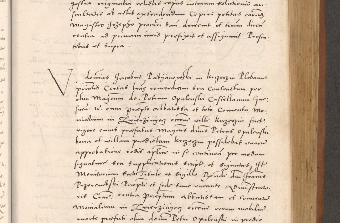 Zdjęcie nr 647 dla obiektu archiwalnego: Acta actorum causarum, sentenciarum tam diffinitivarum quam interloquutoriarum, decretorum, obligationum, quietationum et constitucionum procuratorum coram reverendo domino Bartholomeo Ganthkowsky cancellario Gnesnensi, archidiacono et reverendissimi in Christo patris domini Andree Dei gratia episcopi Cracoviensis vicario in spiritualibus generali Cracoviensi ad annum Domini millesimum quingentesimum quingentesimum primum, cuius indictio nona, pontificatus sanctissimi in Christo patris domini Julii divina providencia pape tercii, annus secundus (sic!) felici omine incipiutur.