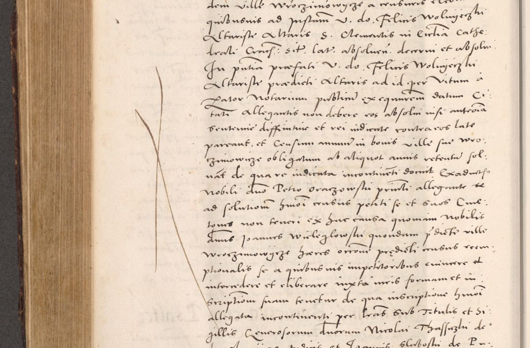 Zdjęcie nr 640 dla obiektu archiwalnego: Acta actorum causarum, sentenciarum tam diffinitivarum quam interloquutoriarum, decretorum, obligationum, quietationum et constitucionum procuratorum coram reverendo domino Bartholomeo Ganthkowsky cancellario Gnesnensi, archidiacono et reverendissimi in Christo patris domini Andree Dei gratia episcopi Cracoviensis vicario in spiritualibus generali Cracoviensi ad annum Domini millesimum quingentesimum quingentesimum primum, cuius indictio nona, pontificatus sanctissimi in Christo patris domini Julii divina providencia pape tercii, annus secundus (sic!) felici omine incipiutur.
