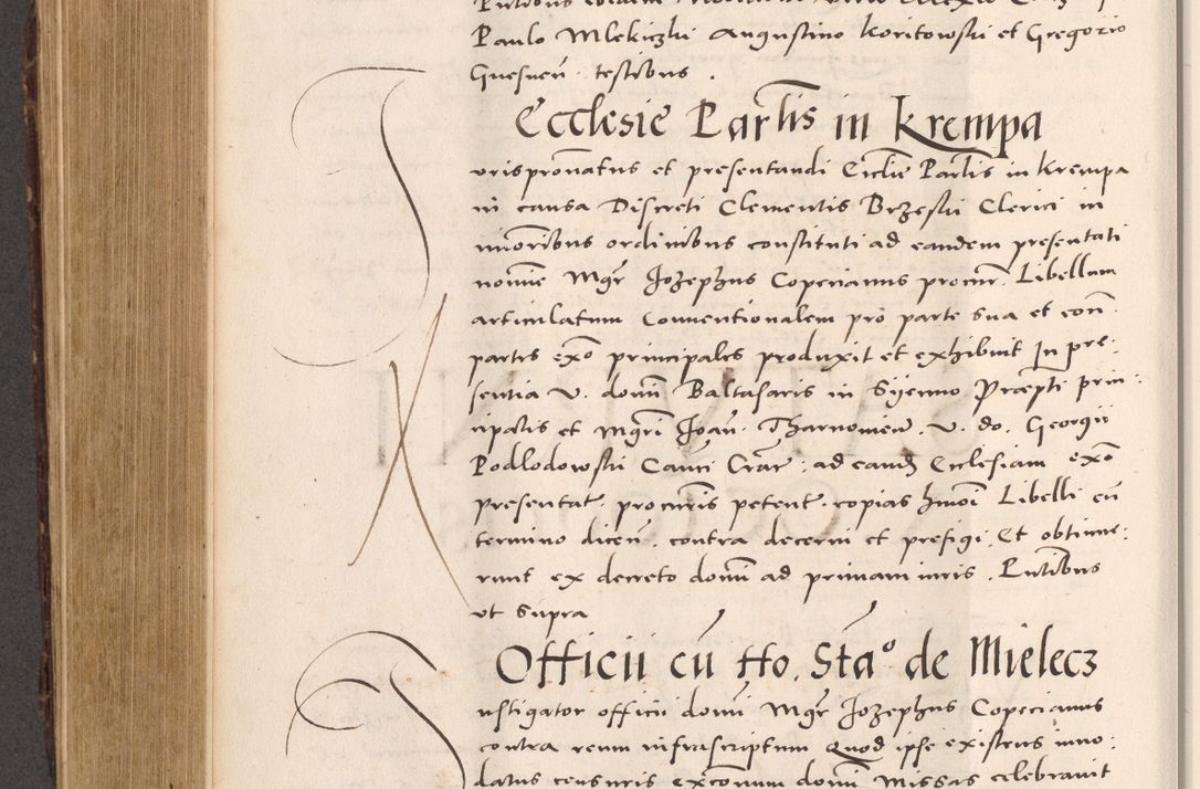 Zdjęcie nr 642 dla obiektu archiwalnego: Acta actorum causarum, sentenciarum tam diffinitivarum quam interloquutoriarum, decretorum, obligationum, quietationum et constitucionum procuratorum coram reverendo domino Bartholomeo Ganthkowsky cancellario Gnesnensi, archidiacono et reverendissimi in Christo patris domini Andree Dei gratia episcopi Cracoviensis vicario in spiritualibus generali Cracoviensi ad annum Domini millesimum quingentesimum quingentesimum primum, cuius indictio nona, pontificatus sanctissimi in Christo patris domini Julii divina providencia pape tercii, annus secundus (sic!) felici omine incipiutur.