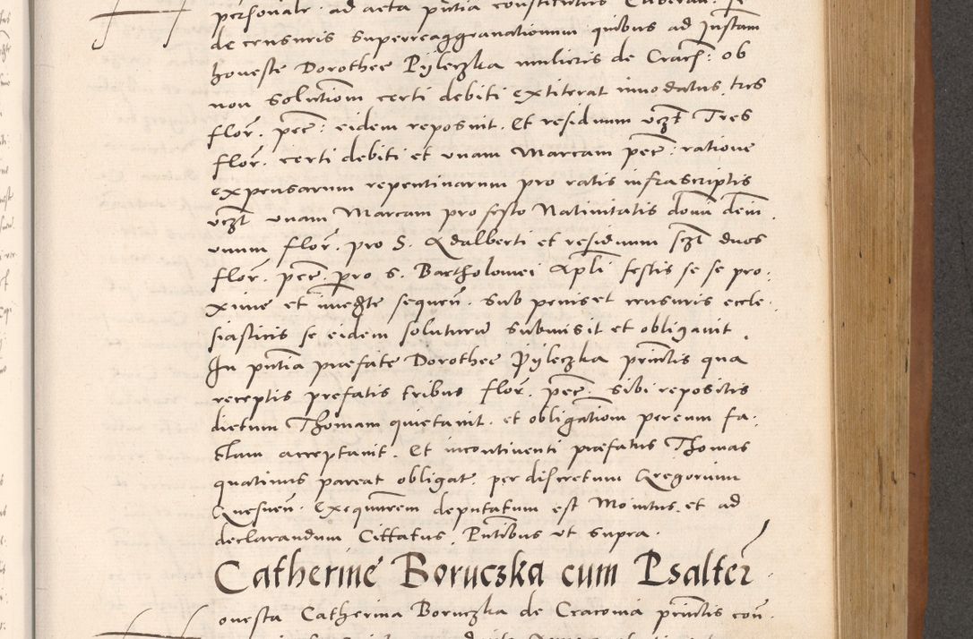 Zdjęcie nr 639 dla obiektu archiwalnego: Acta actorum causarum, sentenciarum tam diffinitivarum quam interloquutoriarum, decretorum, obligationum, quietationum et constitucionum procuratorum coram reverendo domino Bartholomeo Ganthkowsky cancellario Gnesnensi, archidiacono et reverendissimi in Christo patris domini Andree Dei gratia episcopi Cracoviensis vicario in spiritualibus generali Cracoviensi ad annum Domini millesimum quingentesimum quingentesimum primum, cuius indictio nona, pontificatus sanctissimi in Christo patris domini Julii divina providencia pape tercii, annus secundus (sic!) felici omine incipiutur.