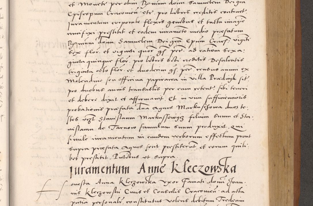 Zdjęcie nr 625 dla obiektu archiwalnego: Acta actorum causarum, sentenciarum tam diffinitivarum quam interloquutoriarum, decretorum, obligationum, quietationum et constitucionum procuratorum coram reverendo domino Bartholomeo Ganthkowsky cancellario Gnesnensi, archidiacono et reverendissimi in Christo patris domini Andree Dei gratia episcopi Cracoviensis vicario in spiritualibus generali Cracoviensi ad annum Domini millesimum quingentesimum quingentesimum primum, cuius indictio nona, pontificatus sanctissimi in Christo patris domini Julii divina providencia pape tercii, annus secundus (sic!) felici omine incipiutur.
