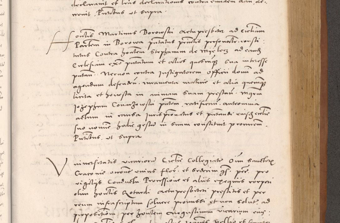 Zdjęcie nr 621 dla obiektu archiwalnego: Acta actorum causarum, sentenciarum tam diffinitivarum quam interloquutoriarum, decretorum, obligationum, quietationum et constitucionum procuratorum coram reverendo domino Bartholomeo Ganthkowsky cancellario Gnesnensi, archidiacono et reverendissimi in Christo patris domini Andree Dei gratia episcopi Cracoviensis vicario in spiritualibus generali Cracoviensi ad annum Domini millesimum quingentesimum quingentesimum primum, cuius indictio nona, pontificatus sanctissimi in Christo patris domini Julii divina providencia pape tercii, annus secundus (sic!) felici omine incipiutur.