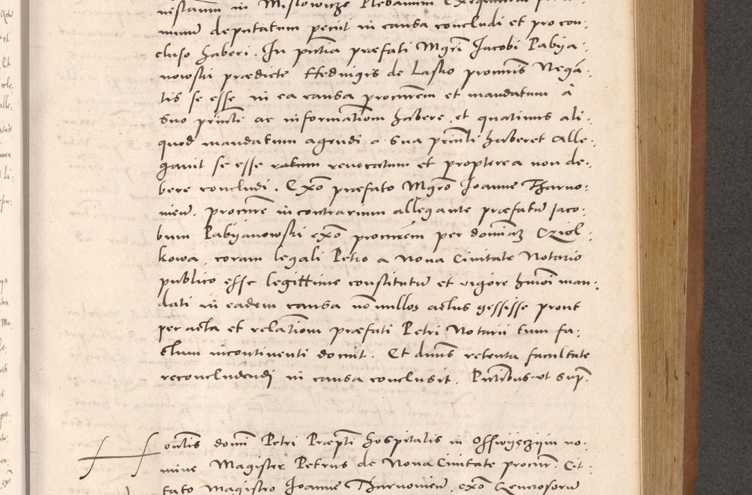 Zdjęcie nr 619 dla obiektu archiwalnego: Acta actorum causarum, sentenciarum tam diffinitivarum quam interloquutoriarum, decretorum, obligationum, quietationum et constitucionum procuratorum coram reverendo domino Bartholomeo Ganthkowsky cancellario Gnesnensi, archidiacono et reverendissimi in Christo patris domini Andree Dei gratia episcopi Cracoviensis vicario in spiritualibus generali Cracoviensi ad annum Domini millesimum quingentesimum quingentesimum primum, cuius indictio nona, pontificatus sanctissimi in Christo patris domini Julii divina providencia pape tercii, annus secundus (sic!) felici omine incipiutur.