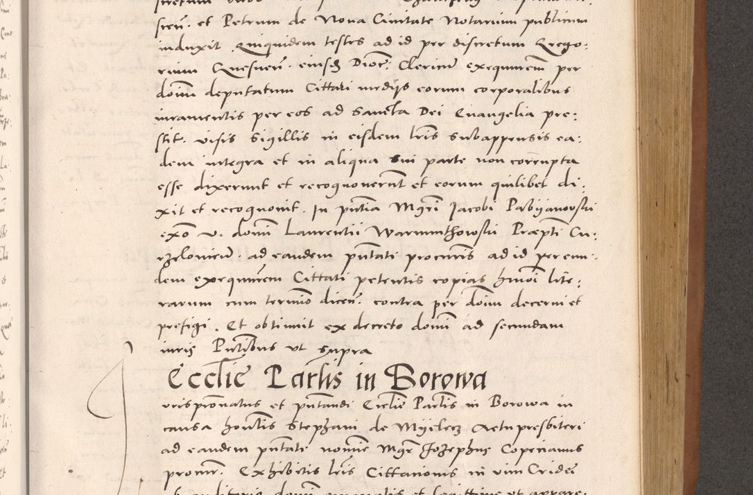 Zdjęcie nr 617 dla obiektu archiwalnego: Acta actorum causarum, sentenciarum tam diffinitivarum quam interloquutoriarum, decretorum, obligationum, quietationum et constitucionum procuratorum coram reverendo domino Bartholomeo Ganthkowsky cancellario Gnesnensi, archidiacono et reverendissimi in Christo patris domini Andree Dei gratia episcopi Cracoviensis vicario in spiritualibus generali Cracoviensi ad annum Domini millesimum quingentesimum quingentesimum primum, cuius indictio nona, pontificatus sanctissimi in Christo patris domini Julii divina providencia pape tercii, annus secundus (sic!) felici omine incipiutur.