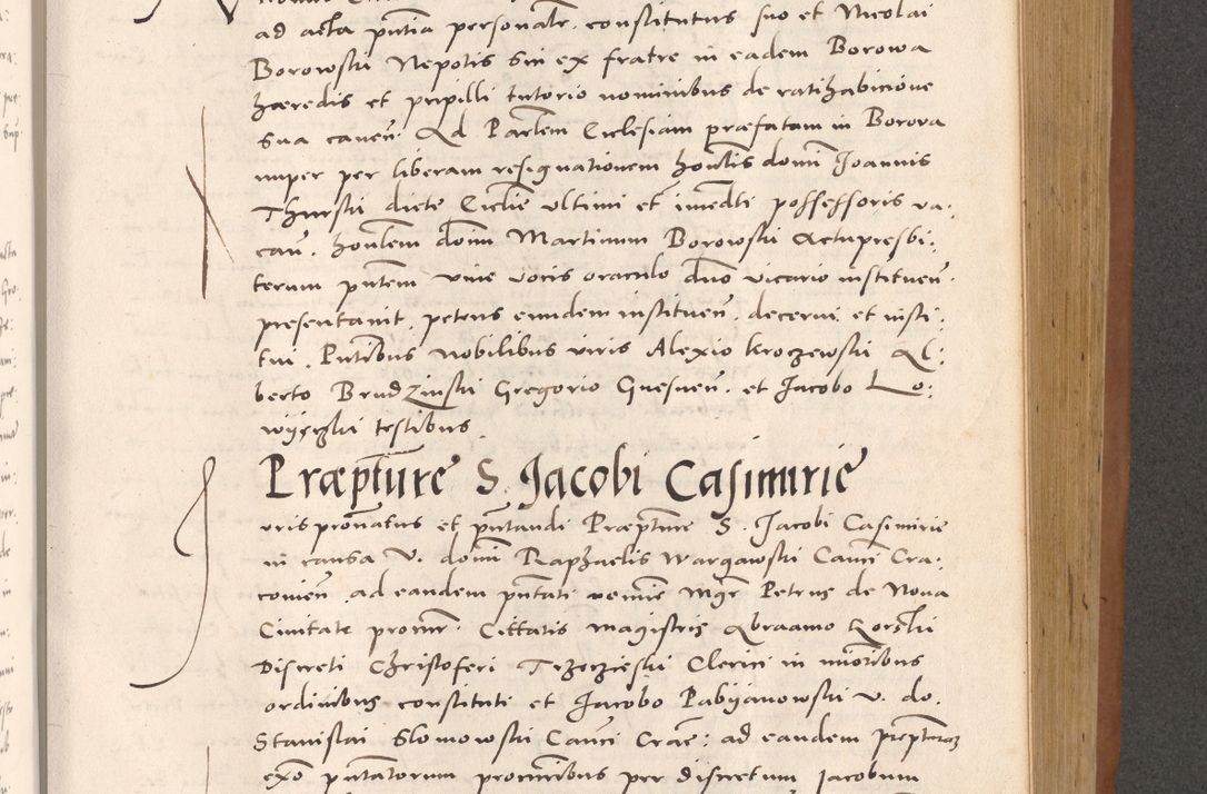 Zdjęcie nr 615 dla obiektu archiwalnego: Acta actorum causarum, sentenciarum tam diffinitivarum quam interloquutoriarum, decretorum, obligationum, quietationum et constitucionum procuratorum coram reverendo domino Bartholomeo Ganthkowsky cancellario Gnesnensi, archidiacono et reverendissimi in Christo patris domini Andree Dei gratia episcopi Cracoviensis vicario in spiritualibus generali Cracoviensi ad annum Domini millesimum quingentesimum quingentesimum primum, cuius indictio nona, pontificatus sanctissimi in Christo patris domini Julii divina providencia pape tercii, annus secundus (sic!) felici omine incipiutur.