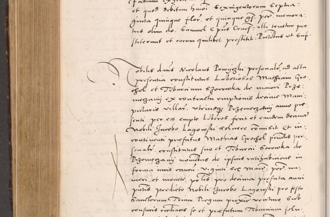 Zdjęcie nr 614 dla obiektu archiwalnego: Acta actorum causarum, sentenciarum tam diffinitivarum quam interloquutoriarum, decretorum, obligationum, quietationum et constitucionum procuratorum coram reverendo domino Bartholomeo Ganthkowsky cancellario Gnesnensi, archidiacono et reverendissimi in Christo patris domini Andree Dei gratia episcopi Cracoviensis vicario in spiritualibus generali Cracoviensi ad annum Domini millesimum quingentesimum quingentesimum primum, cuius indictio nona, pontificatus sanctissimi in Christo patris domini Julii divina providencia pape tercii, annus secundus (sic!) felici omine incipiutur.