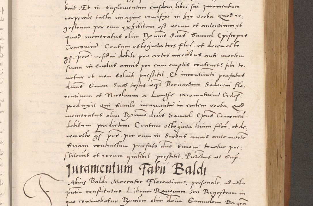 Zdjęcie nr 613 dla obiektu archiwalnego: Acta actorum causarum, sentenciarum tam diffinitivarum quam interloquutoriarum, decretorum, obligationum, quietationum et constitucionum procuratorum coram reverendo domino Bartholomeo Ganthkowsky cancellario Gnesnensi, archidiacono et reverendissimi in Christo patris domini Andree Dei gratia episcopi Cracoviensis vicario in spiritualibus generali Cracoviensi ad annum Domini millesimum quingentesimum quingentesimum primum, cuius indictio nona, pontificatus sanctissimi in Christo patris domini Julii divina providencia pape tercii, annus secundus (sic!) felici omine incipiutur.