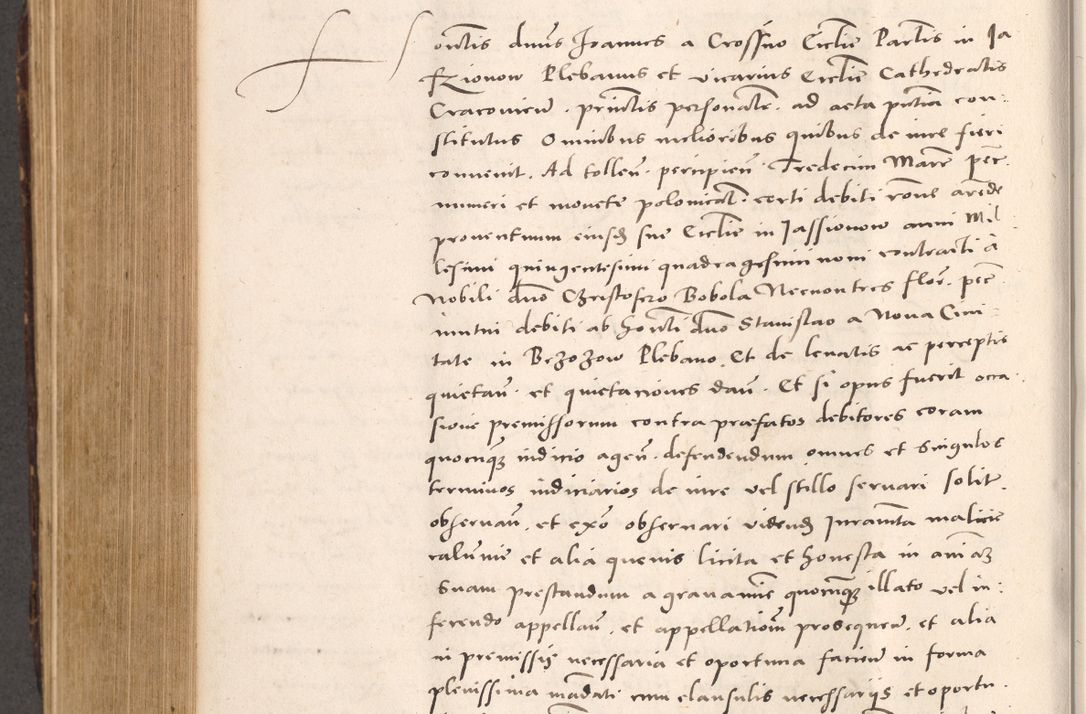 Zdjęcie nr 612 dla obiektu archiwalnego: Acta actorum causarum, sentenciarum tam diffinitivarum quam interloquutoriarum, decretorum, obligationum, quietationum et constitucionum procuratorum coram reverendo domino Bartholomeo Ganthkowsky cancellario Gnesnensi, archidiacono et reverendissimi in Christo patris domini Andree Dei gratia episcopi Cracoviensis vicario in spiritualibus generali Cracoviensi ad annum Domini millesimum quingentesimum quingentesimum primum, cuius indictio nona, pontificatus sanctissimi in Christo patris domini Julii divina providencia pape tercii, annus secundus (sic!) felici omine incipiutur.