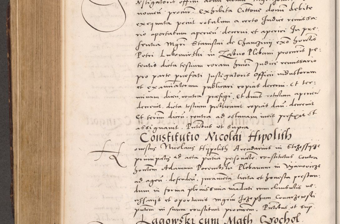 Zdjęcie nr 608 dla obiektu archiwalnego: Acta actorum causarum, sentenciarum tam diffinitivarum quam interloquutoriarum, decretorum, obligationum, quietationum et constitucionum procuratorum coram reverendo domino Bartholomeo Ganthkowsky cancellario Gnesnensi, archidiacono et reverendissimi in Christo patris domini Andree Dei gratia episcopi Cracoviensis vicario in spiritualibus generali Cracoviensi ad annum Domini millesimum quingentesimum quingentesimum primum, cuius indictio nona, pontificatus sanctissimi in Christo patris domini Julii divina providencia pape tercii, annus secundus (sic!) felici omine incipiutur.