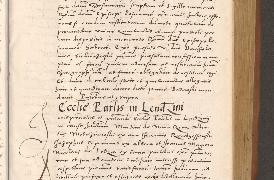 Zdjęcie nr 605 dla obiektu archiwalnego: Acta actorum causarum, sentenciarum tam diffinitivarum quam interloquutoriarum, decretorum, obligationum, quietationum et constitucionum procuratorum coram reverendo domino Bartholomeo Ganthkowsky cancellario Gnesnensi, archidiacono et reverendissimi in Christo patris domini Andree Dei gratia episcopi Cracoviensis vicario in spiritualibus generali Cracoviensi ad annum Domini millesimum quingentesimum quingentesimum primum, cuius indictio nona, pontificatus sanctissimi in Christo patris domini Julii divina providencia pape tercii, annus secundus (sic!) felici omine incipiutur.