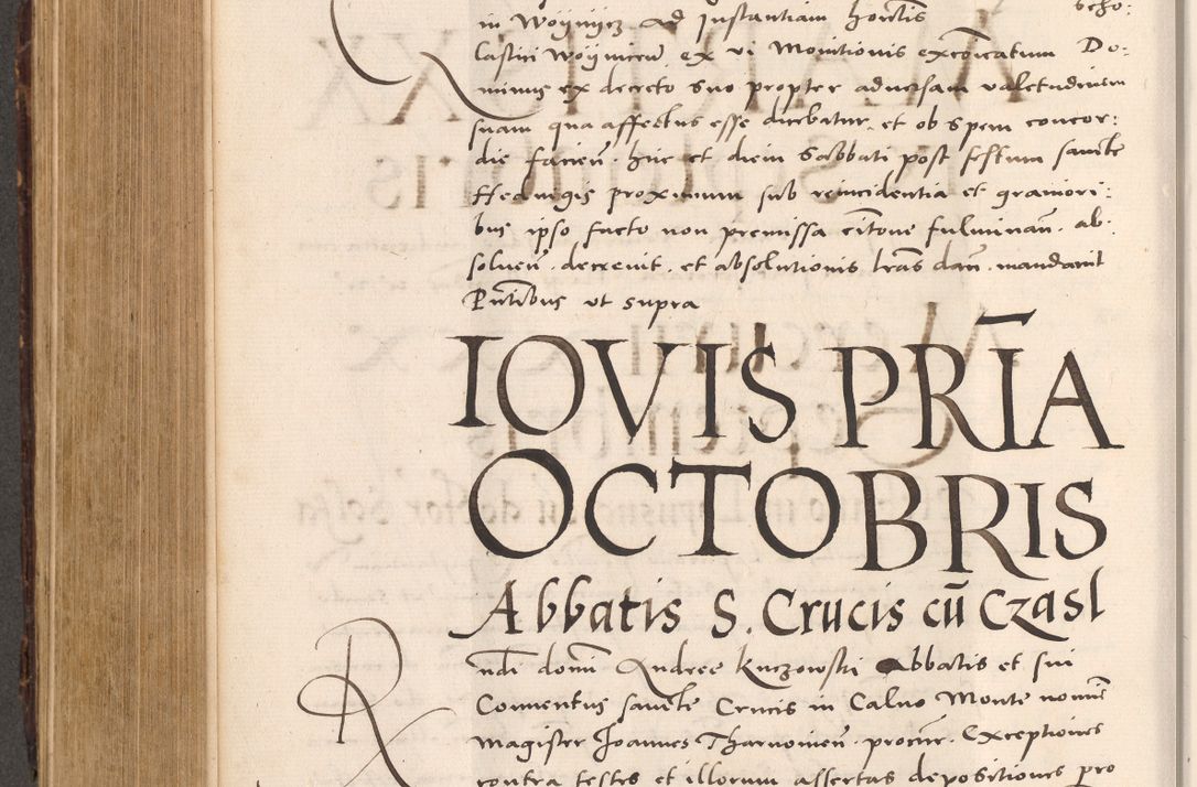 Zdjęcie nr 602 dla obiektu archiwalnego: Acta actorum causarum, sentenciarum tam diffinitivarum quam interloquutoriarum, decretorum, obligationum, quietationum et constitucionum procuratorum coram reverendo domino Bartholomeo Ganthkowsky cancellario Gnesnensi, archidiacono et reverendissimi in Christo patris domini Andree Dei gratia episcopi Cracoviensis vicario in spiritualibus generali Cracoviensi ad annum Domini millesimum quingentesimum quingentesimum primum, cuius indictio nona, pontificatus sanctissimi in Christo patris domini Julii divina providencia pape tercii, annus secundus (sic!) felici omine incipiutur.