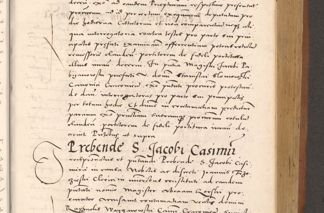 Zdjęcie nr 599 dla obiektu archiwalnego: Acta actorum causarum, sentenciarum tam diffinitivarum quam interloquutoriarum, decretorum, obligationum, quietationum et constitucionum procuratorum coram reverendo domino Bartholomeo Ganthkowsky cancellario Gnesnensi, archidiacono et reverendissimi in Christo patris domini Andree Dei gratia episcopi Cracoviensis vicario in spiritualibus generali Cracoviensi ad annum Domini millesimum quingentesimum quingentesimum primum, cuius indictio nona, pontificatus sanctissimi in Christo patris domini Julii divina providencia pape tercii, annus secundus (sic!) felici omine incipiutur.