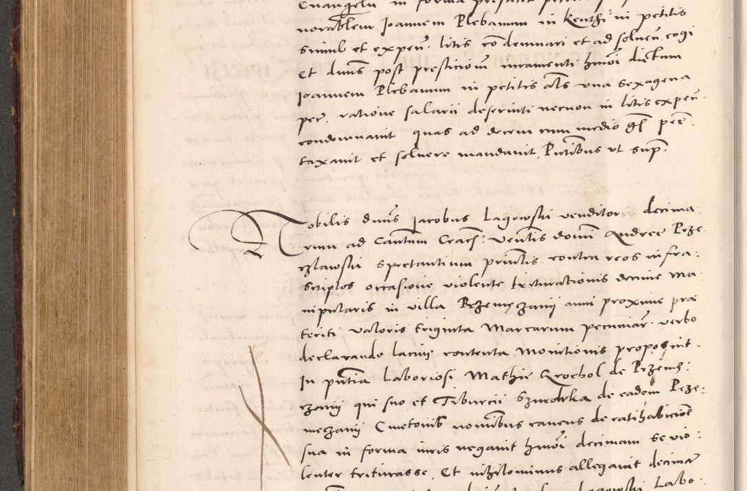 Zdjęcie nr 596 dla obiektu archiwalnego: Acta actorum causarum, sentenciarum tam diffinitivarum quam interloquutoriarum, decretorum, obligationum, quietationum et constitucionum procuratorum coram reverendo domino Bartholomeo Ganthkowsky cancellario Gnesnensi, archidiacono et reverendissimi in Christo patris domini Andree Dei gratia episcopi Cracoviensis vicario in spiritualibus generali Cracoviensi ad annum Domini millesimum quingentesimum quingentesimum primum, cuius indictio nona, pontificatus sanctissimi in Christo patris domini Julii divina providencia pape tercii, annus secundus (sic!) felici omine incipiutur.
